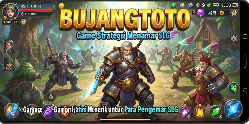 Screenshot gameplay BUJANGTOTO menampilkan aksi strategis yang mendebarkan.