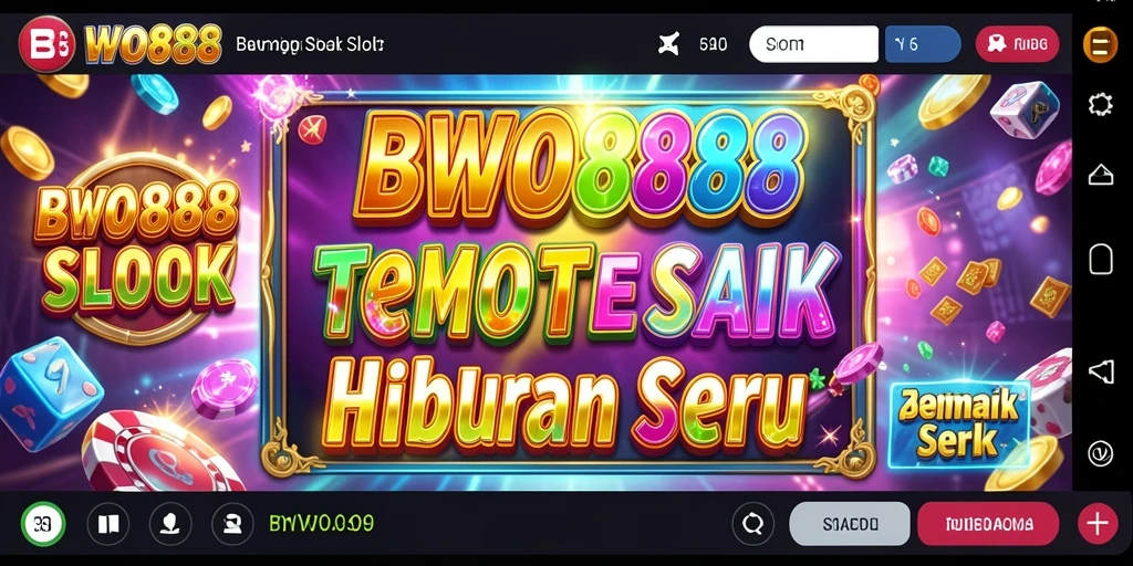Screenshot utama BWO888 menampilkan gameplay Slot yang seru dan menarik.