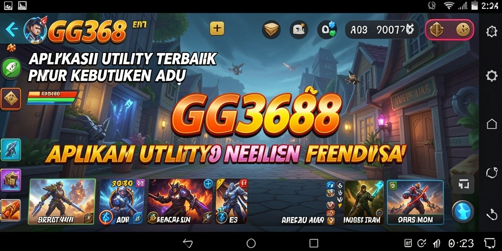 Tampilan antarmuka GG368 yang praktis dan efisien.
