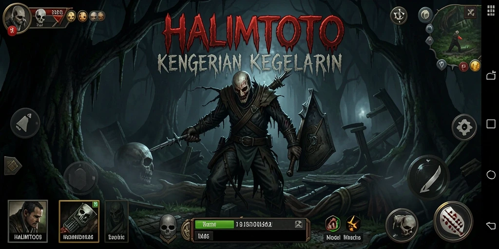 Screenshot HALIMTOTO menampilkan momen menegangkan dalam gameplay yang kental akan horor.