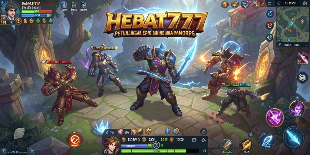 Screenshot HEBAT777 menampilkan petualangan seru para pemain di dunia MMORPG.