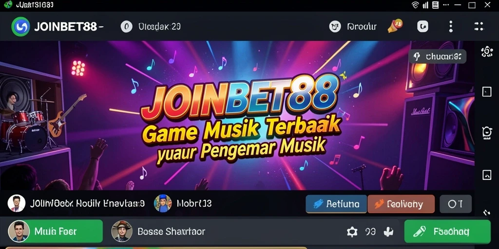 Screenshot gameplay <strong>JOINBET88</strong> menampilkan pemain mengikuti alunan musik dengan semangat.