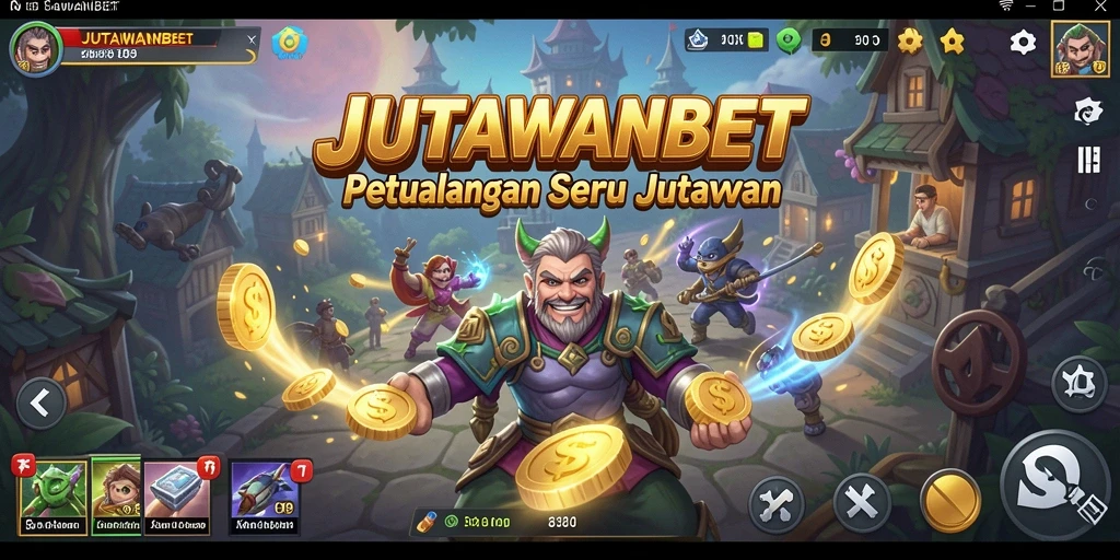 Tampilan gameplay seru dalam petualangan JUTAWANBET.