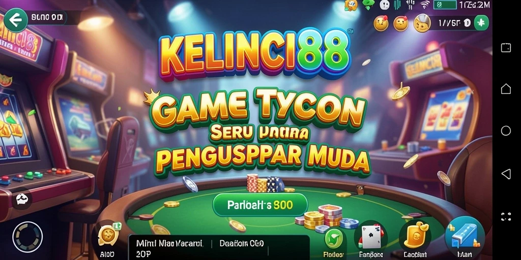 Tampilan gameplay Tycoon KELINCI88 yang mengasyikkan dan interaktif.