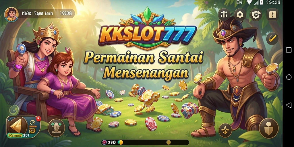 Screenshot gameplay KKSLOT777 menampilkan pengalaman bermain yang santai dan menyenangkan.