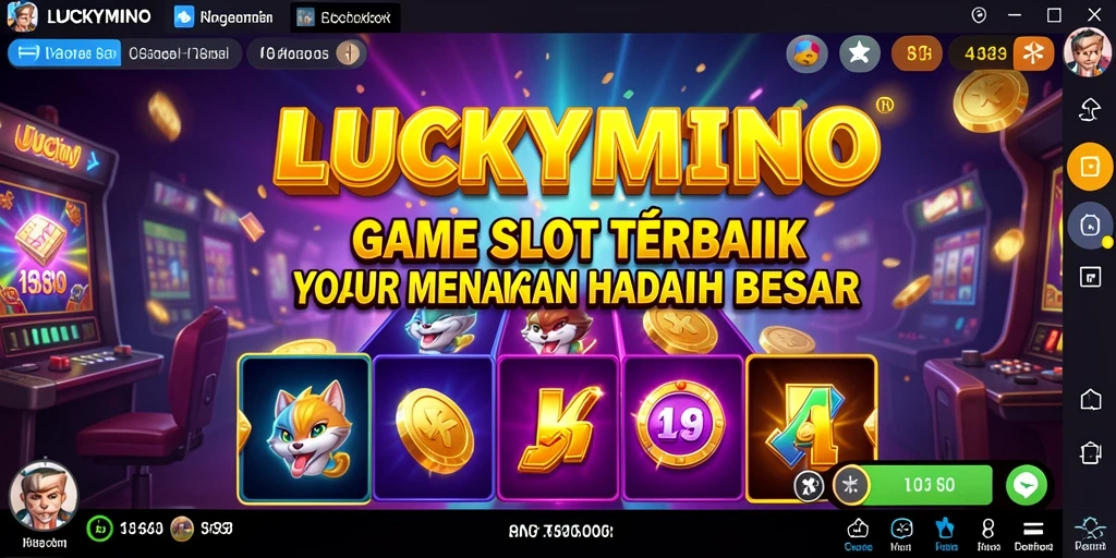 Screenshot gameplay LUCKYMINO yang menampilkan pengalaman bermain yang menegangkan.