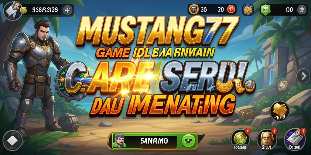 Tampilan gameplay <strong>MUSTANG77</strong> yang menarik dan penuh warna.