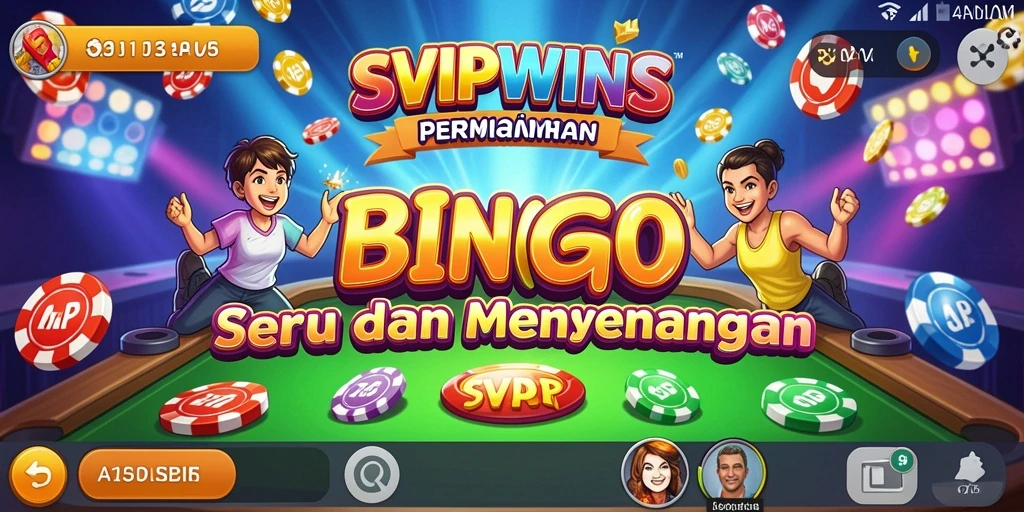 Tampilan gameplay Bingo yang seru di SVIPWINS.