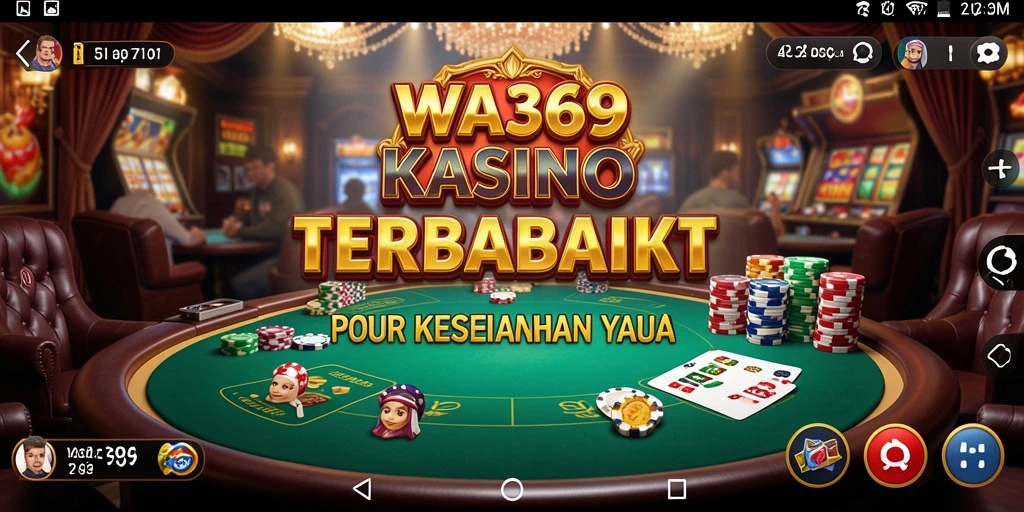 Tampilan menarik dari gameplay Kasino di WA369.